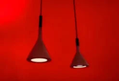 Lampa Wisząca Aplomb Mini Szara Foscarini
