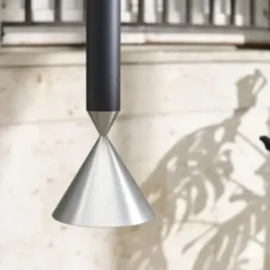 Lampa Wisząca Apollo 59 Morski Błękit Mosiądz Pholc