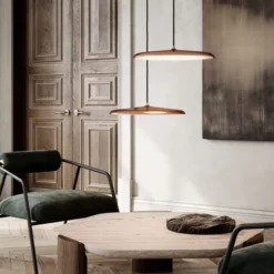 Lampa Wisząca Artist 40 Cm Miedziana