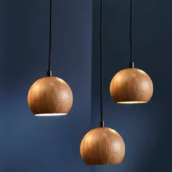 Lampa Wisząca Ball 12 Cm Dąb Frandsen