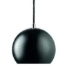 Lampa Wisząca Ball Czarna Matowa 18 Cm Frandsen