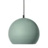 Lampa Wisząca Ball Jasnoszara Matowa 18 Cm Frandsen