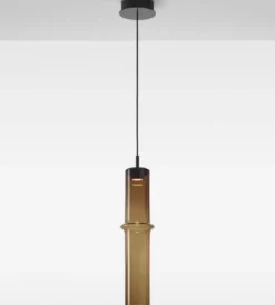 Lampa Wisząca Bamboo Forest 60 Cm Przydymiony Brąz Brokis