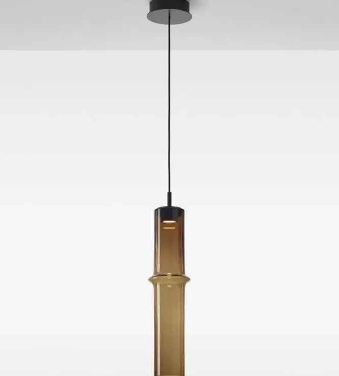 Lampa Wisząca Bamboo Forest 60 Cm Przydymiony Brąz Brokis