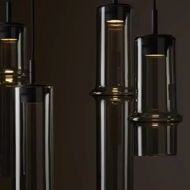 Lampa Wisząca Bamboo Forest 60 Cm Przydymiony Brąz Brokis