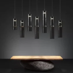Lampa Wisząca Bamboo Forest 60 Cm Przydymiony Brąz Brokis