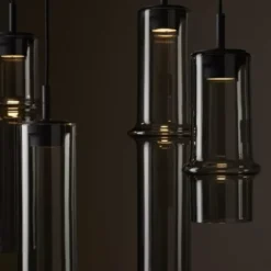 Lampa Wisząca Bamboo Forest 75 Cm Przydymiony Brąz Brokis