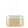 Lampa Wisząca Bamboo Oval 55 Cm Biała Forestier