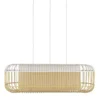 Lampa Wisząca Bamboo Oval 78 Cm Biała Forestier
