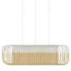 Lampa Wisząca Bamboo Oval 80 Cm Biała Forestier