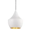 Lampa Wisząca Beat Fat Biała Tom Dixon