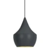 Lampa Wisząca Beat Fat Czarna Tom Dixon