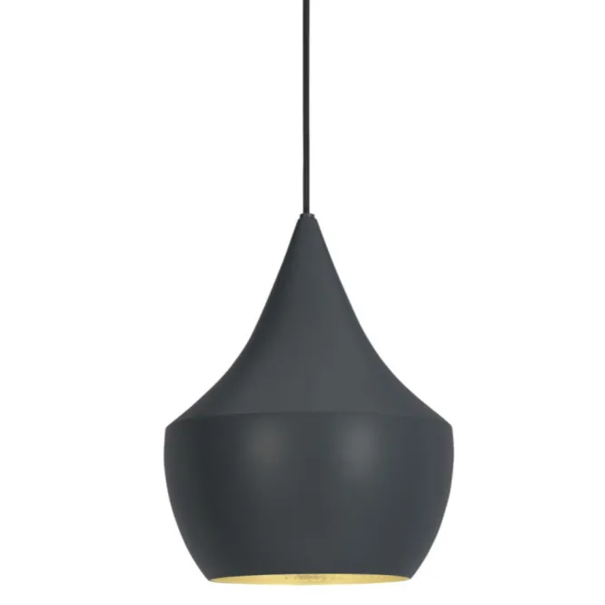 Lampa Wisząca Beat Fat Czarna Tom Dixon