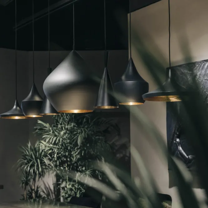 Lampa Wisząca Beat Fat Czarna Tom Dixon