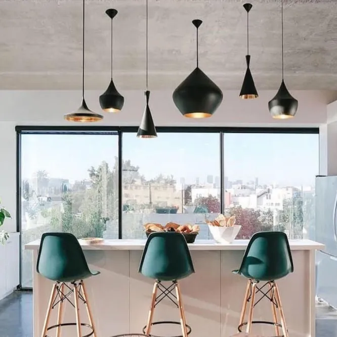 Lampa Wisząca Beat Fat Czarna Tom Dixon