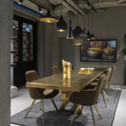 Lampa Wisząca Beat Fat Czarna Tom Dixon
