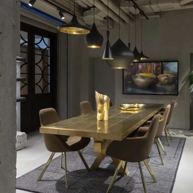 Lampa Wisząca Beat Fat Czarna Tom Dixon