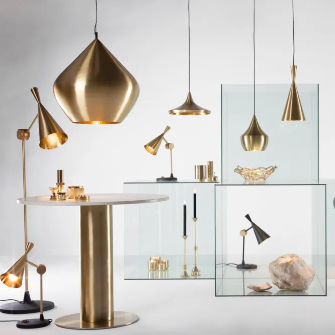 Lampa Wisząca Beat Fat Mosiężna Tom Dixon