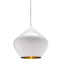 Lampa Wisząca Beat Stout Biała Tom Dixon