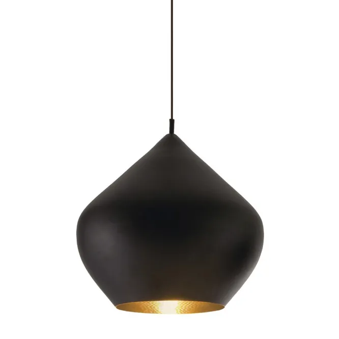 Lampa Wisząca Beat Stout Czarna Tom Dixon