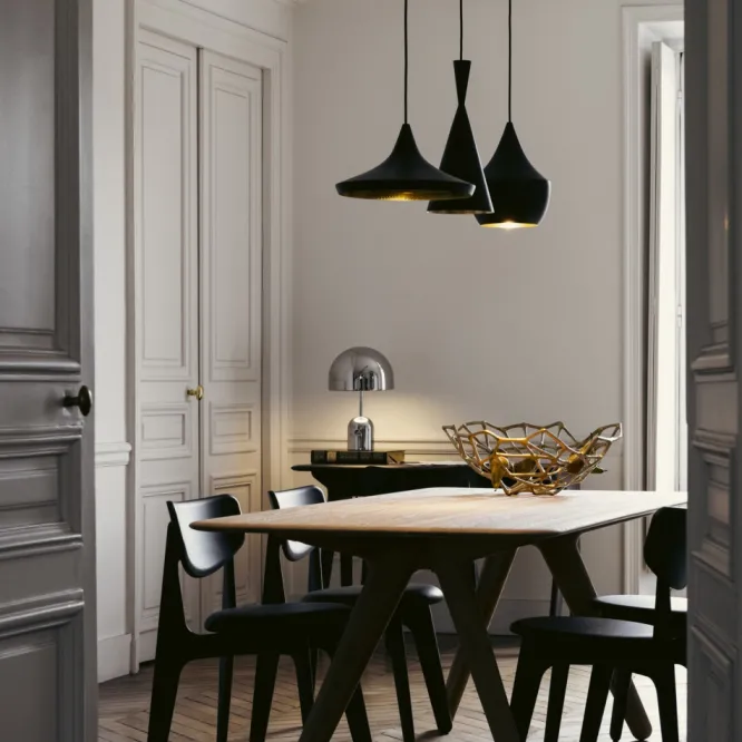Lampa Wisząca Beat Stout Czarna Tom Dixon