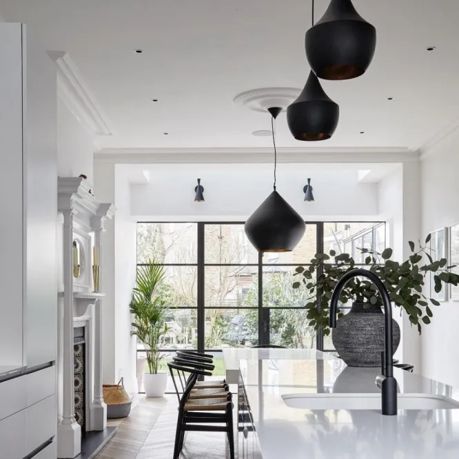 Lampa Wisząca Beat Stout Czarna Tom Dixon