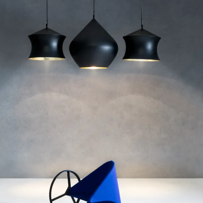 Lampa Wisząca Beat Stout Czarna Tom Dixon