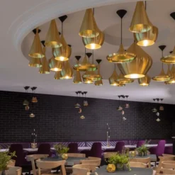 Lampa Wisząca Beat Stout Mosiężna Tom Dixon