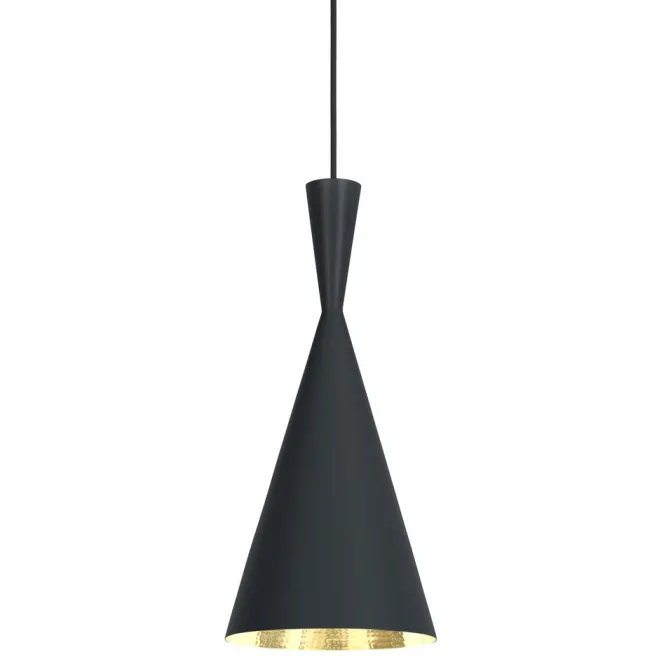 Lampa Wisząca Beat Tall Czarna Tom Dixon