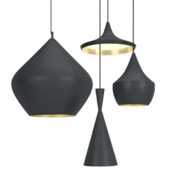 Lampa Wisząca Beat Tall Czarna Tom Dixon
