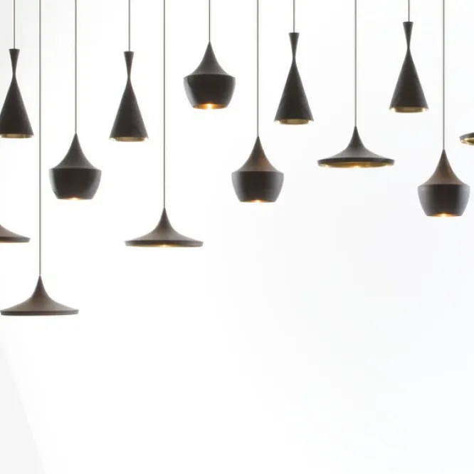 Lampa Wisząca Beat Tall Czarna Tom Dixon