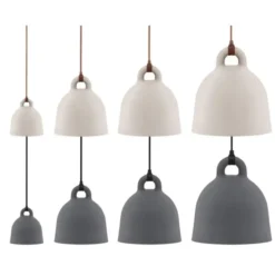 Lampa Wisząca Bell Large Szara Normann Copenhagen
