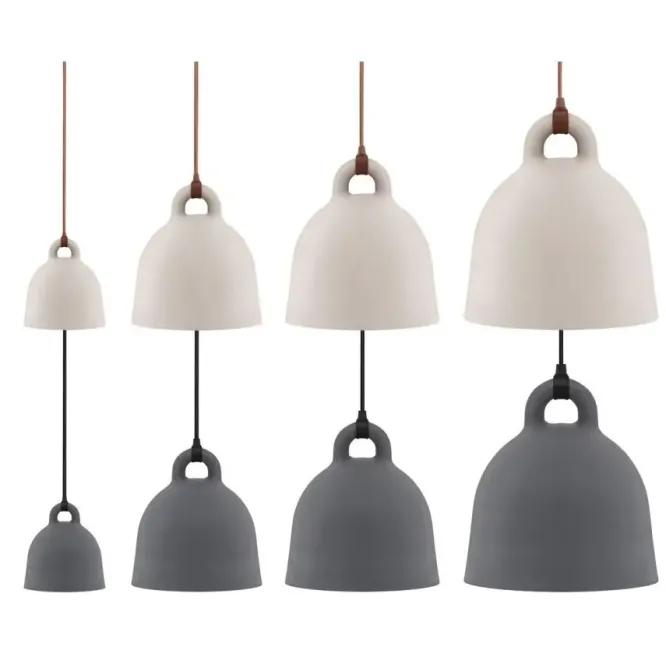 Lampa Wisząca Bell Large Szara Normann Copenhagen