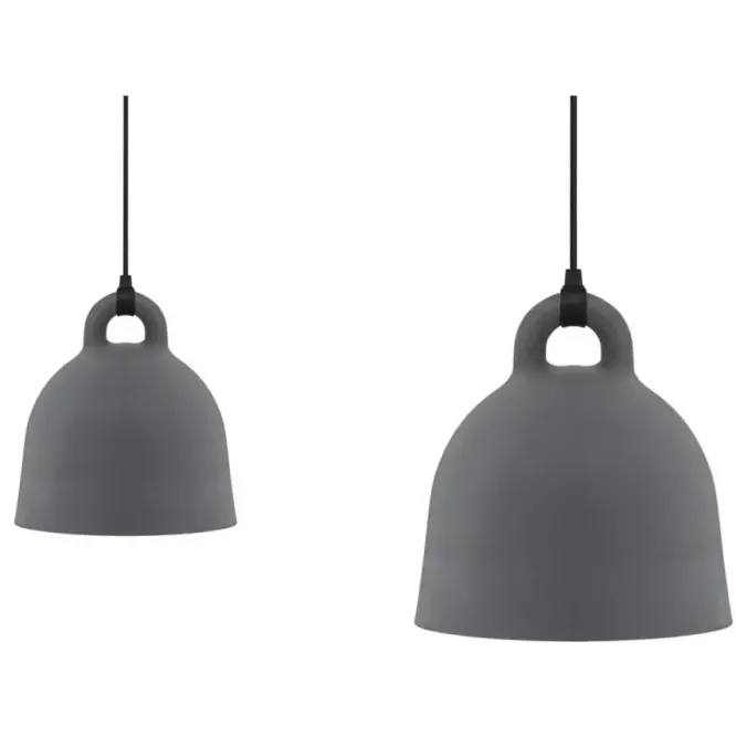 Lampa Wisząca Bell Large Szara Normann Copenhagen