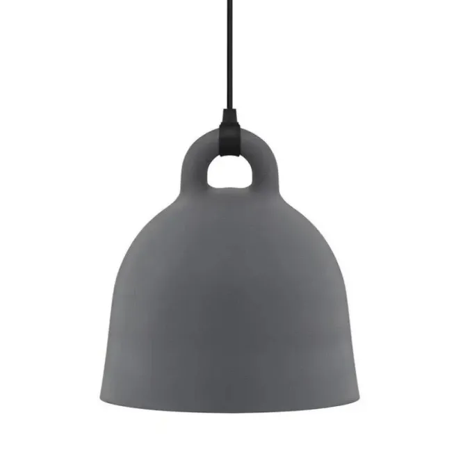 Lampa Wisząca Bell Medium Szara Normann Copenhagen