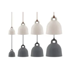 Lampa Wisząca Bell Medium Szara Normann Copenhagen