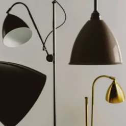 Lampa Wisząca Bestlite Bl9 21 Cm Czarny Mosiądz Porcelana Gubi