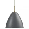 Lampa Wisząca Bestlite Bl9 40 Cm Stal Mosiężna Szara Matowa Gubi