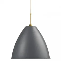 Lampa Wisząca Bestlite Bl9 40 Cm Stal Mosiężna Szara Matowa Gubi