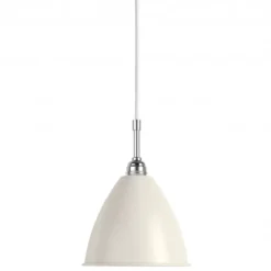 Lampa Wisząca Bestlite Bl9 16 Cm Stal Chromowana Biała Matowa Gubi