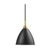 Lampa Wisząca Bestlite Bl9 16 Cm Stal Mosiężna Czarna Matowa Gubi