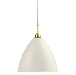 Lampa Wisząca Bestlite Bl9 Medium Mosiądz Biała Gubi