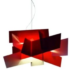 Lampa Wisząca Big Bang Czerwona Foscarini