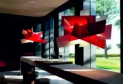 Lampa Wisząca Big Bang Czerwona Foscarini