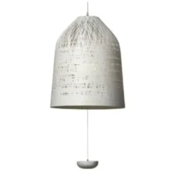 Lampa Wisząca Black Out Biała 50 Cm Karman