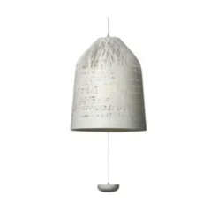 Lampa Wisząca Black Out Biała 35 Cm Karman