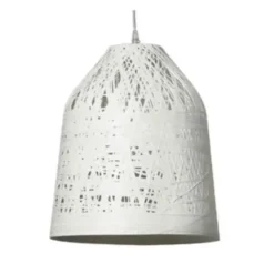 Lampa Wisząca Black Out Biała Outdoor 50 Cm Karman