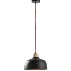 Lampa Wisząca Blog Czarna Kave Home