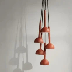 Lampa Wisząca Blush Rdzawoczerwona Northern