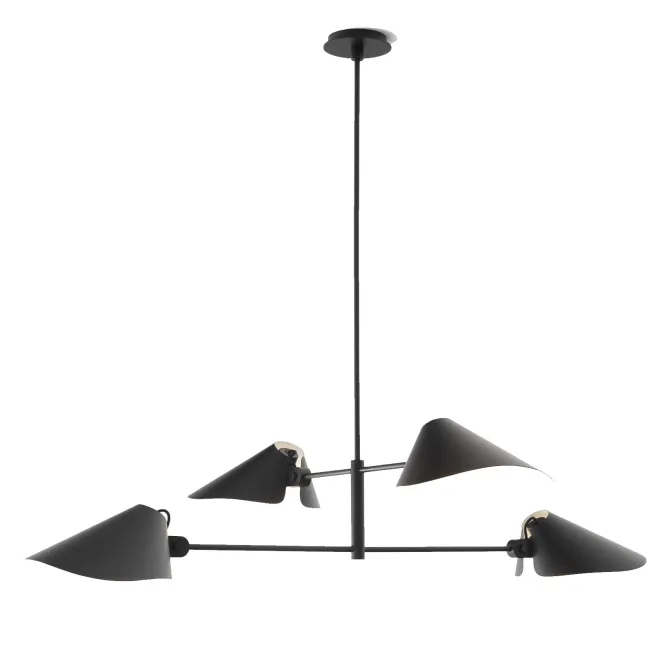 Lampa Wisząca Bonnet Sc92 Czarna Andtradition